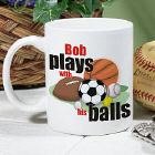 Personalized Sports Coffee Mug